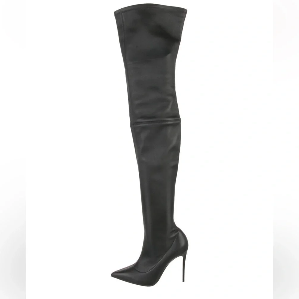 Christian Louboutin Leather Thigh High Boots